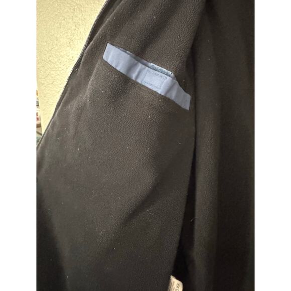 Eddie Bauer‎ Mens Navy Blue Fleece Lined Insulated Full Zip Jacket Size Medium - Picture 6 of 7